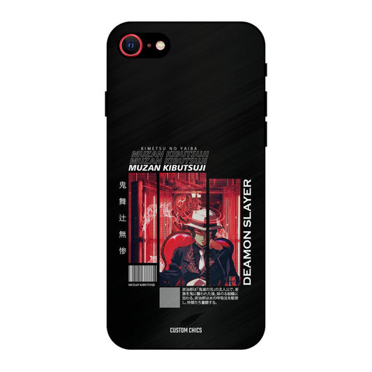 Kibutsuji Muzan iPhone SE 2020 Mobile Back Cover - Anime PrintShield Case