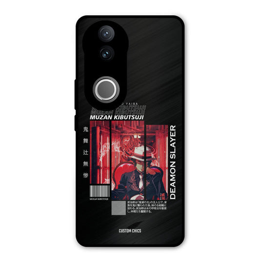 Kibutsuji Muzan iQOO Z10R Mobile Back Cover - Anime PrintShield Case