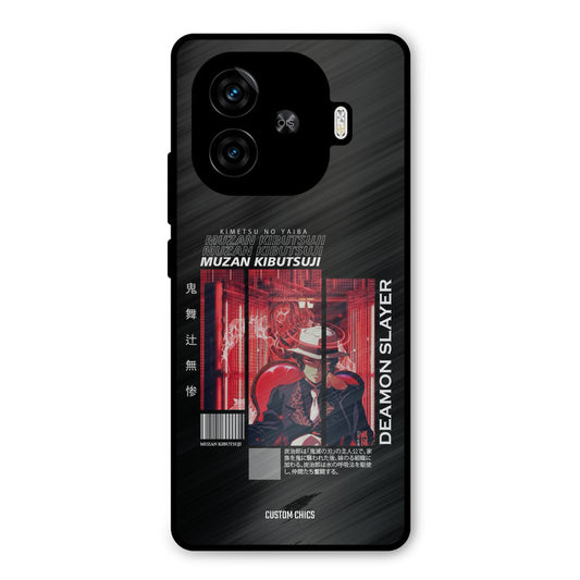 Kibutsuji Muzan iQoo Z9 Turbo Mobile Back Cover - Anime PrintShield Case