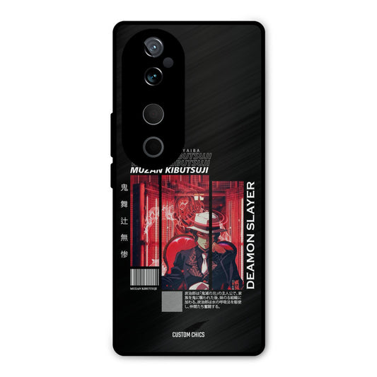 Kibutsuji Muzan Vivo V40 Mobile Back Cover - Anime PrintShield Case