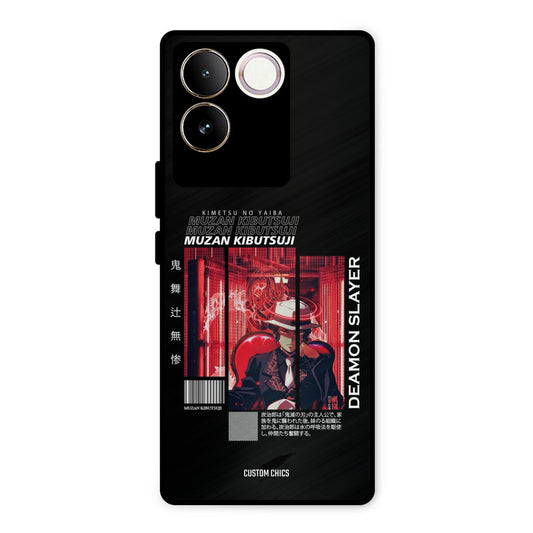 Kibutsuji Muzan Vivo T2 Pro Mobile Back Cover - Anime PrintShield Case