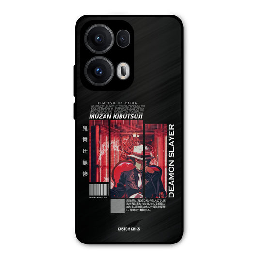 Kibutsuji Muzan Oppo Reno 13 Pro 5G Mobile Back Cover - Anime PrintShield Case