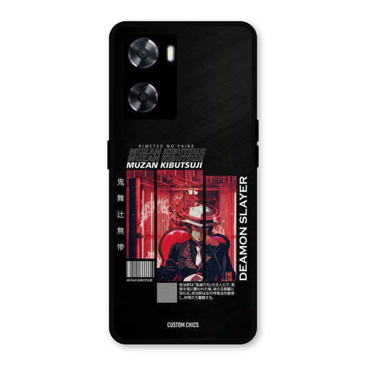 Kibutsuji Muzan Oppo A57 2022 Mobile Back Cover - Anime PrintShield Case