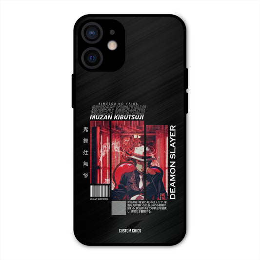 Kibutsuji Muzan iPhone 12 Mini Mobile Back Cover - Anime PrintShield Case
