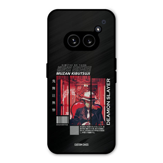 Kibutsuji Muzan Nothing Phone 2a Mobile Back Cover - Anime PrintShield Case