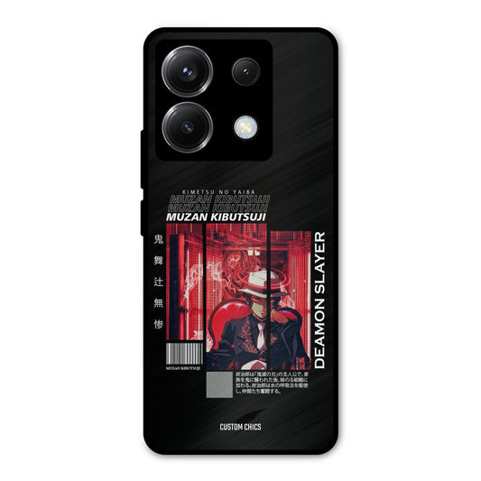 Kibutsuji Muzan Poco X6 Mobile Back Cover - Anime PrintShield Case