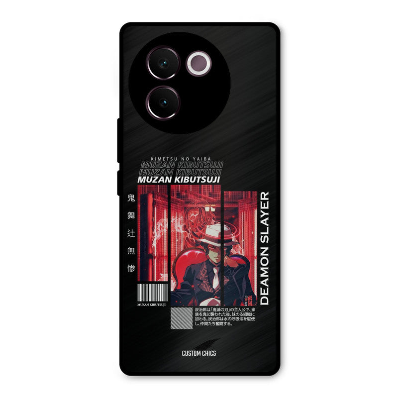 Kibutsuji Muzan Vivo V30e Mobile Back Cover - Anime PrintShield Case