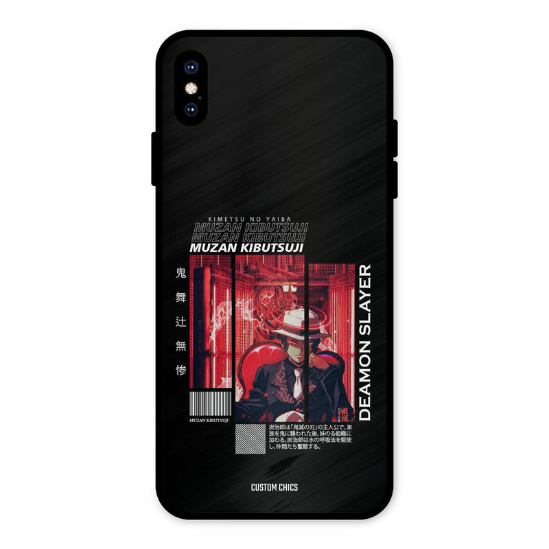 Kibutsuji Muzan iPhone XS Max Mobile Back Cover - Anime PrintShield Case