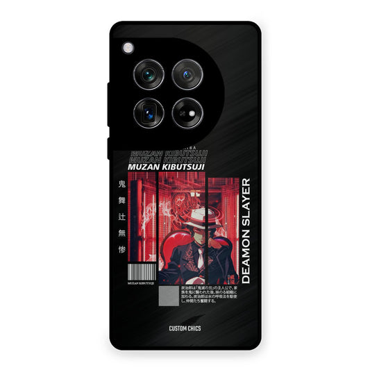 Kibutsuji Muzan OnePlus 12 Mobile Back Cover - Anime PrintShield Case
