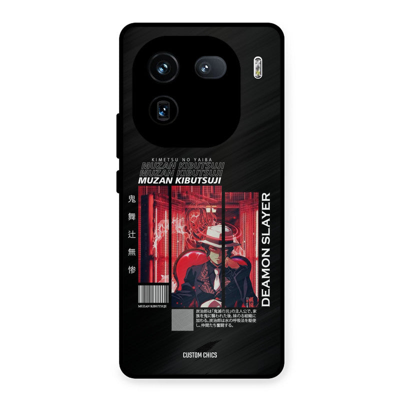 Kibutsuji Muzan iQOO 12 Mobile Back Cover - Anime PrintShield Case