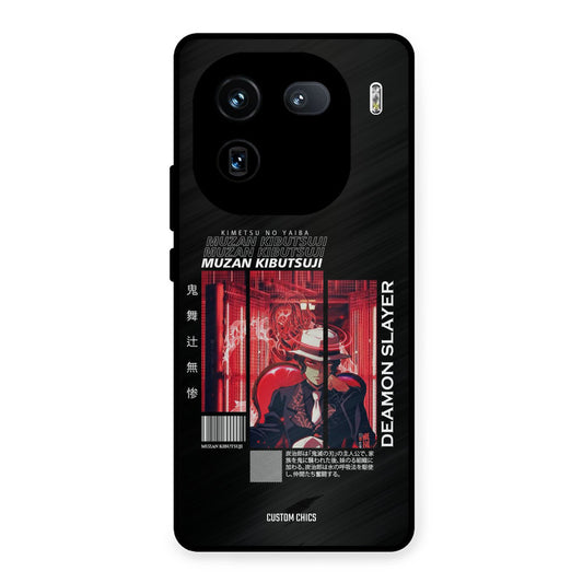 Kibutsuji Muzan iQOO 12 Mobile Back Cover - Anime PrintShield Case