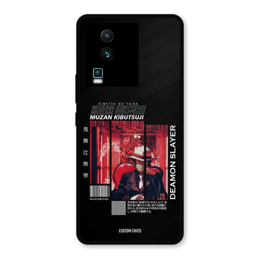 Kibutsuji Muzan IQOO Neo 7 Pro Mobile Back Cover - Anime PrintShield Case