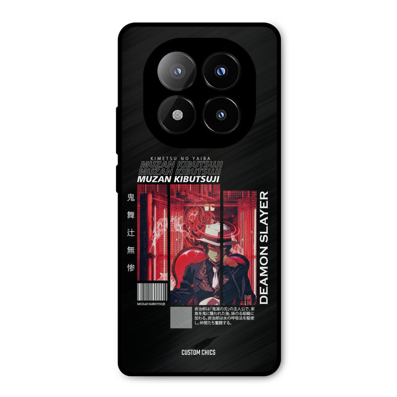 Kibutsuji Muzan Redmi Note 14 Pro Plus 5G Mobile Back Cover - Anime PrintShield Case