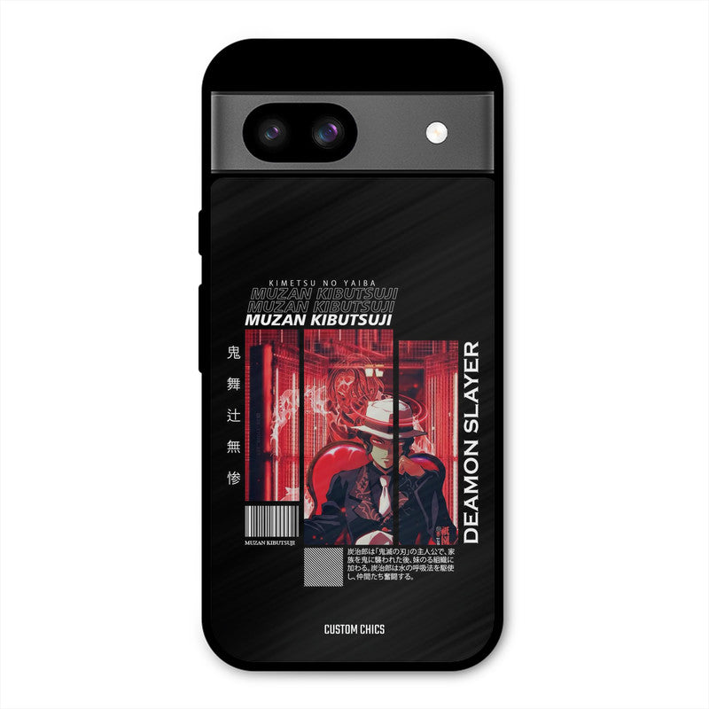 Kibutsuji Muzan Google Pixel 8a Mobile Back Cover - Anime PrintShield Case