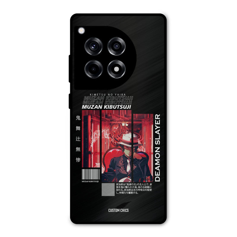 Kibutsuji Muzan OnePlus 12R Mobile Back Cover - Anime PrintShield Case