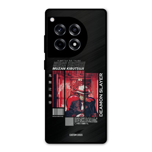 Kibutsuji Muzan OnePlus 12R Mobile Back Cover - Anime PrintShield Case