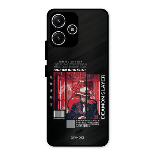 Kibutsuji Muzan Redmi 12 5G Mobile Back Cover - Anime PrintShield Case