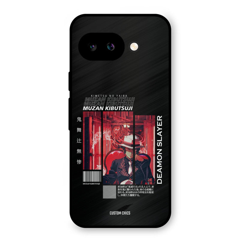 Kibutsuji Muzan Google Pixel 9A Mobile Back Cover - Anime PrintShield Case