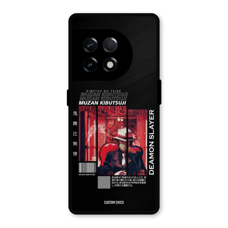 Kibutsuji Muzan OnePlus 11R Mobile Back Cover - Anime PrintShield Case