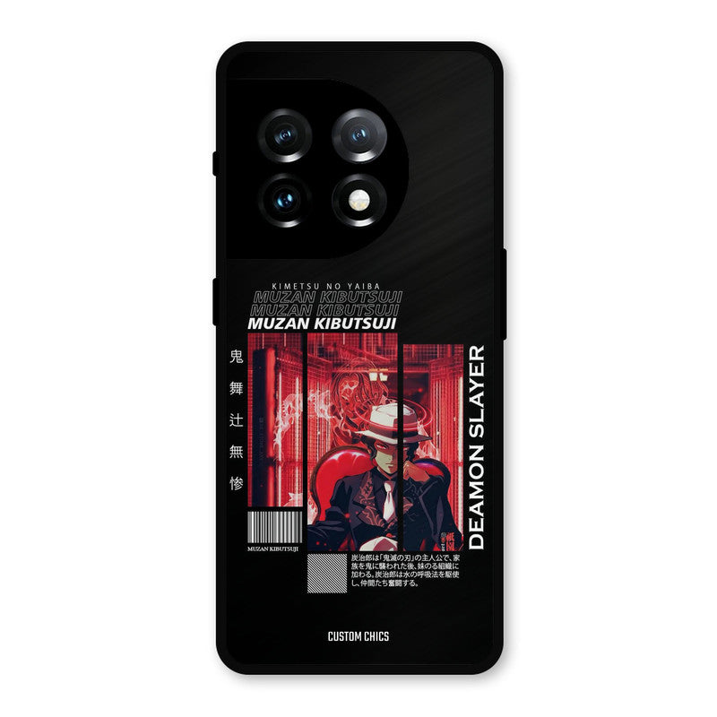 Kibutsuji Muzan OnePlus 11 Mobile Back Cover - Anime PrintShield Case