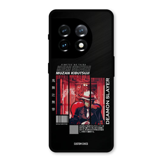Kibutsuji Muzan OnePlus 11 Mobile Back Cover - Anime PrintShield Case