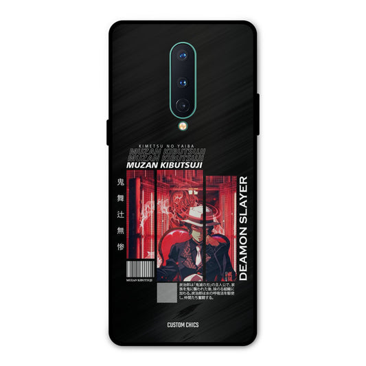 Kibutsuji Muzan Oneplus 8 Mobile Back Cover - Anime PrintShield Case