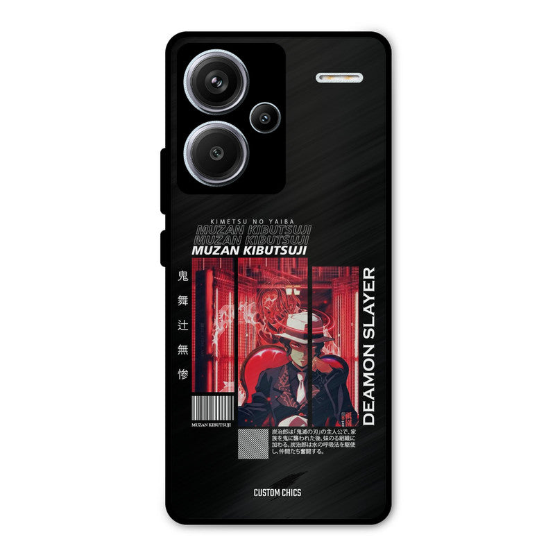 Kibutsuji Muzan Redmi Note 13 Pro Plus Mobile Back Cover - Anime PrintShield Case