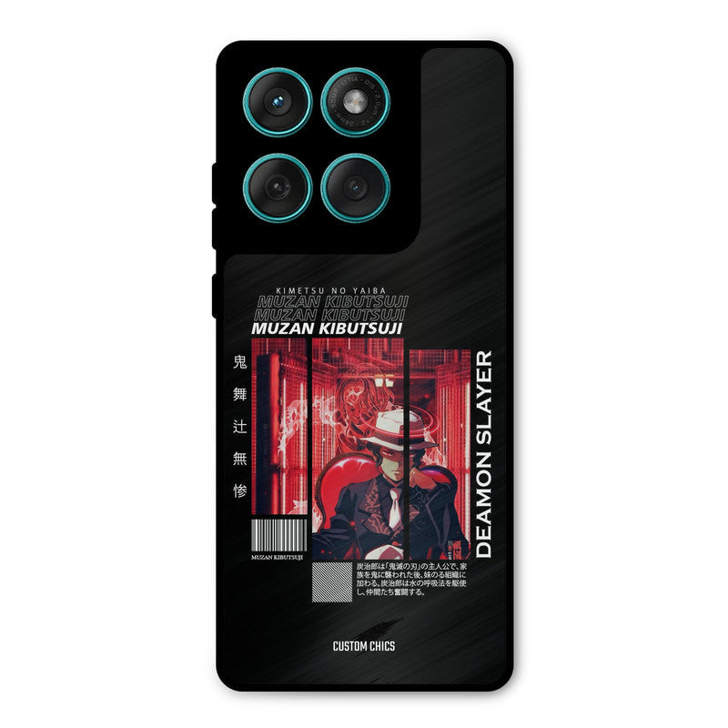 Kibutsuji Muzan Motorola Edge 60 Mobile Back Cover - Anime PrintShield Case