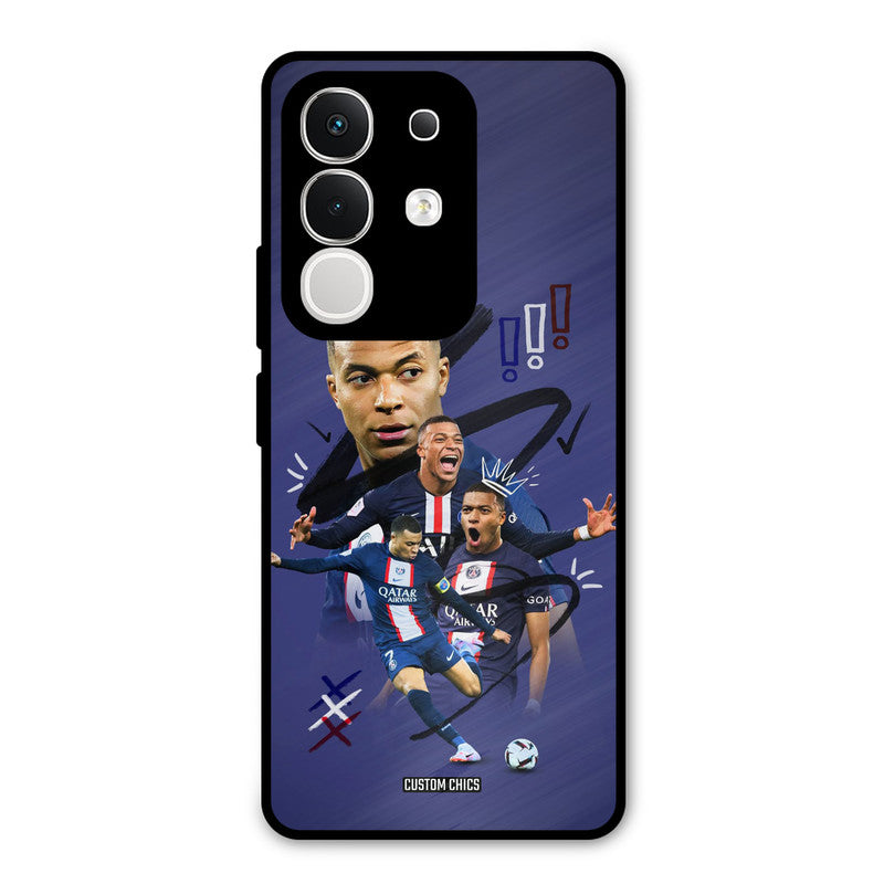 King Mbappe Vivo T4x Mobile Back Cover - Sports PrintShield Case