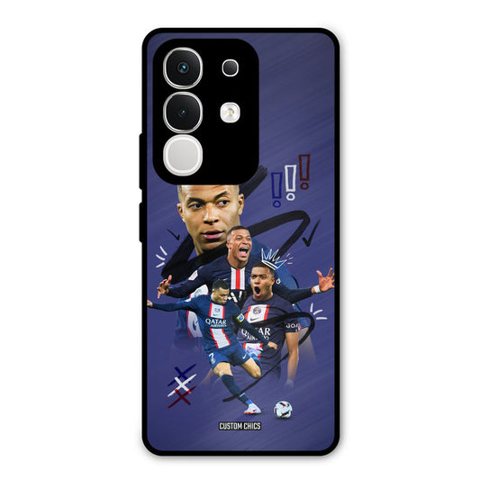 King Mbappe Vivo T4x Mobile Back Cover - Sports PrintShield Case