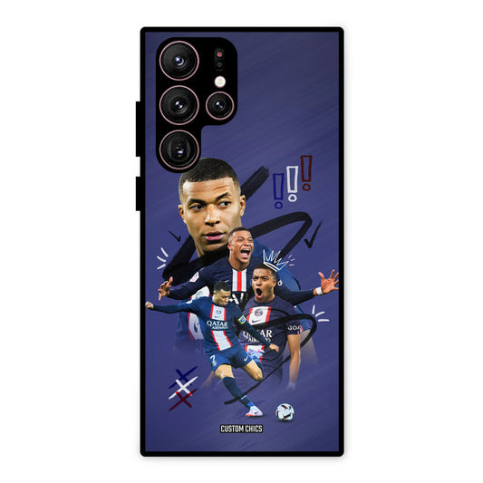 King Mbappe Samsung Galaxy S22 Ultra Mobile Back Cover - Sports PrintShield Case