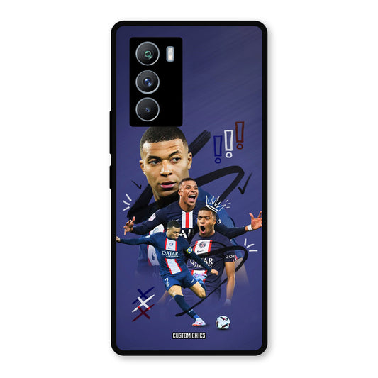 King Mbappe iQOO 9SE Mobile Back Cover - Sports PrintShield Case