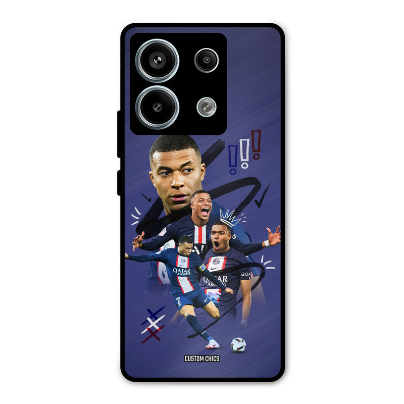 King Mbappe Redmi Note 13 Pro 5G Mobile Back Cover - Sports PrintShield Case