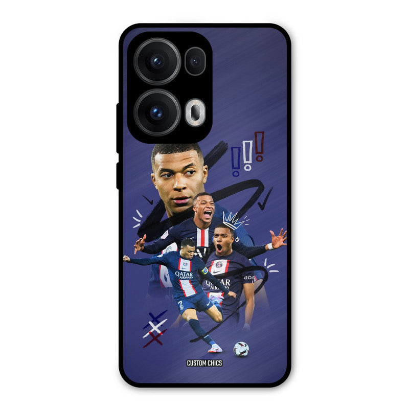 King Mbappe Oppo Reno 13 Pro 5G Mobile Back Cover - Sports PrintShield Case