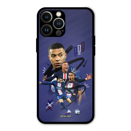 King Mbappe  iPhone 13 Pro Max Mobile Back Cover - Sports PrintShield Case