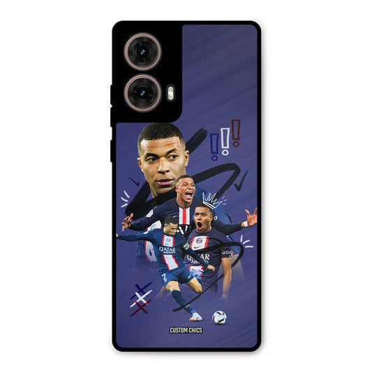 King Mbappe Moto G85 Mobile Back Cover - Sports PrintShield Case