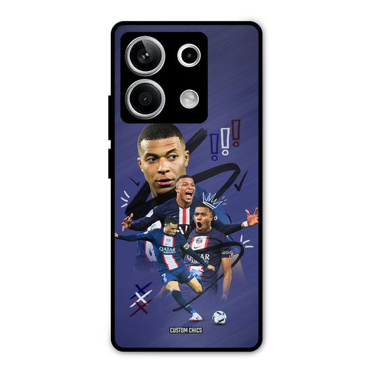 King Mbappe Redmi Note 13 5G Mobile Back Cover - Sports PrintShield Case