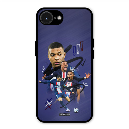 King Mbappe iPhone 16e Mobile Back Cover - Sports PrintShield Case