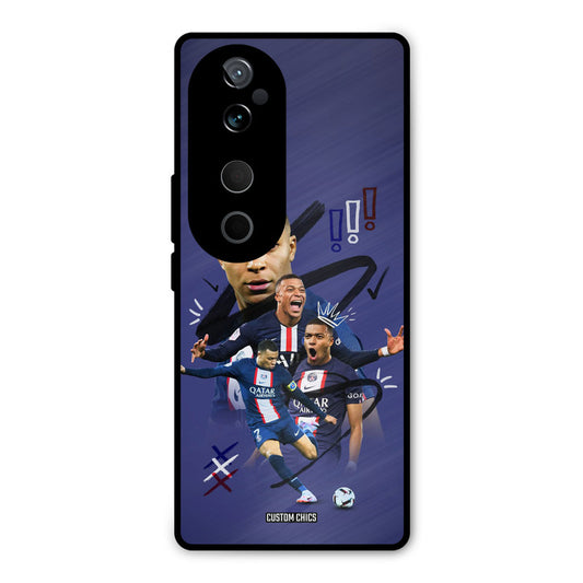 King Mbappe Vivo V40 Mobile Back Cover - Sports PrintShield Case