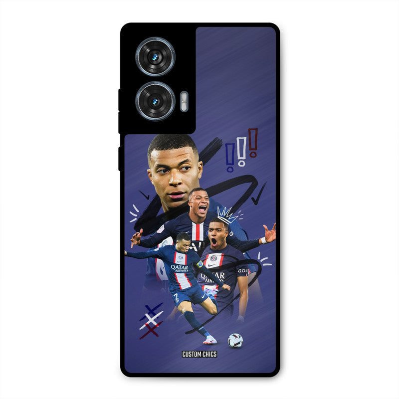 King Mbappe Moto G96 Mobile Back Cover - Sports PrintShield Case