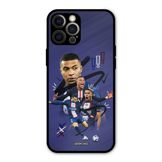 King Mbappe  iPhone 12 Pro Max Mobile Back Cover - Sports PrintShield Case