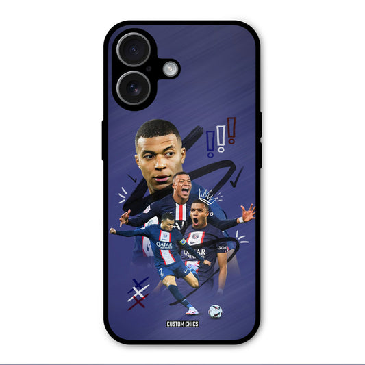 King Mbappe iPhone 17 Mobile Back Cover - Sports PrintShield Case