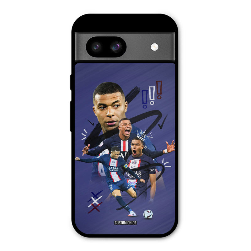 King Mbappe Google Pixel 8a Mobile Back Cover - Sports PrintShield Case