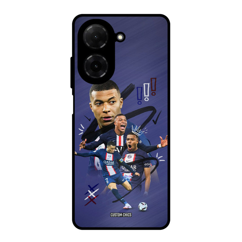 King Mbappe Poco C71 Mobile Back Cover - Sports PrintShield Case