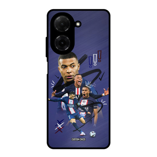 King Mbappe Poco C71 Mobile Back Cover - Sports PrintShield Case