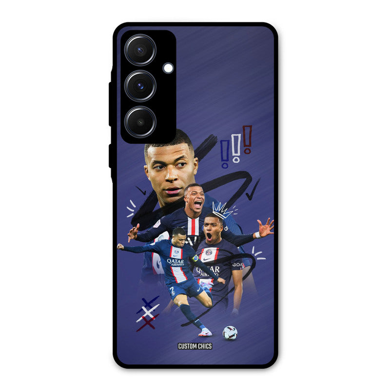 King Mbappe Samsung Galaxy A55 5G Mobile Back Cover - Sports PrintShield Case