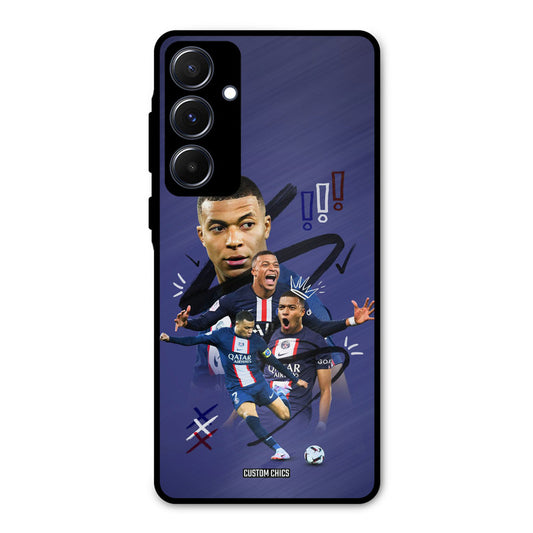 King Mbappe Samsung Galaxy A55 5G Mobile Back Cover - Sports PrintShield Case