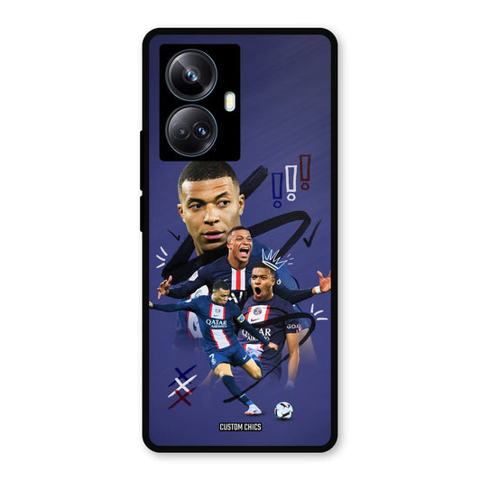 King Mbappe Realme 10 Pro Plus Mobile Back Cover - Sports PrintShield Case