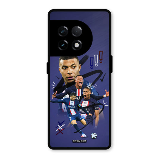 King Mbappe OnePlus 11R Mobile Back Cover - Sports PrintShield Case