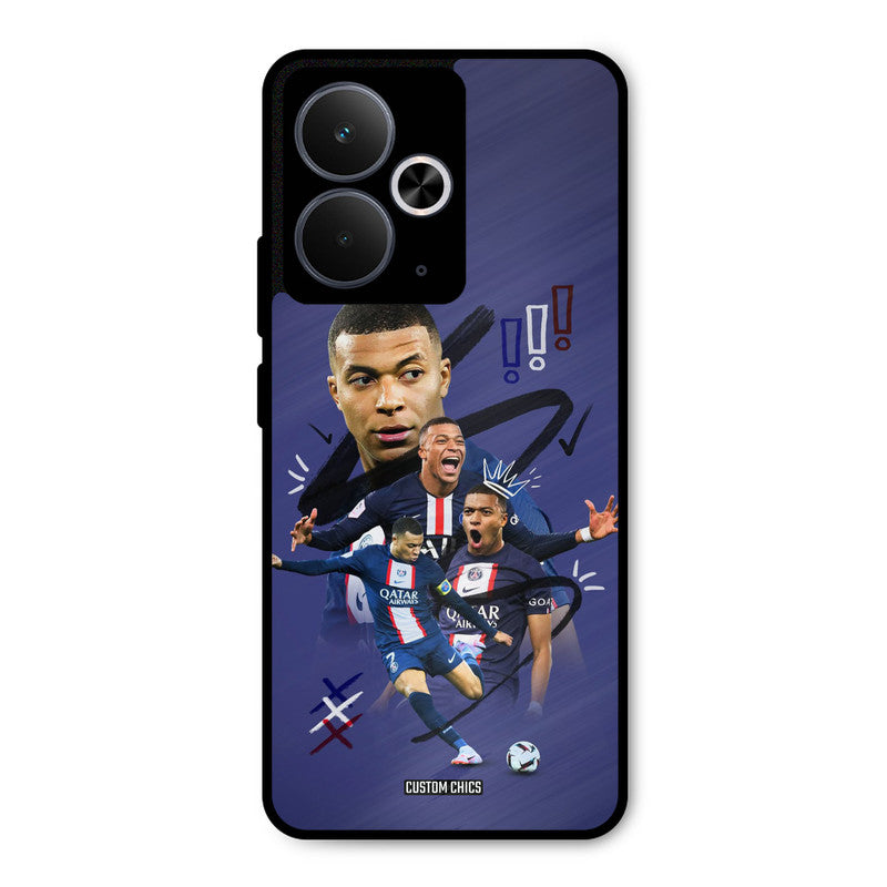King Mbappe Realme 14T Mobile Back Cover - Sports PrintShield Case